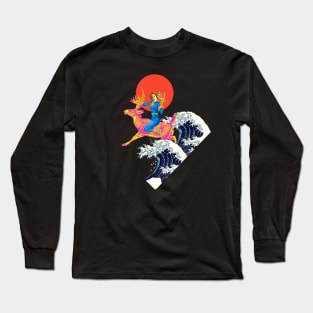 Venus in the waves Long Sleeve T-Shirt